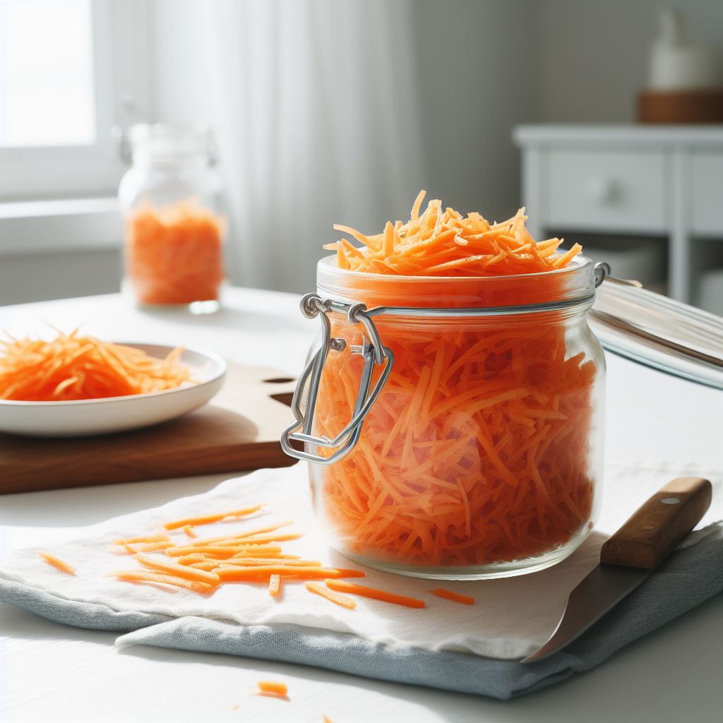 Carottes lacto fermentées maison
