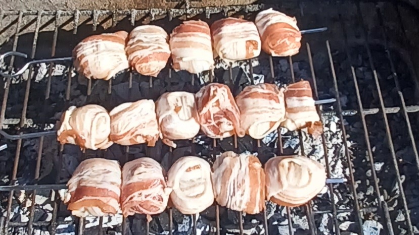 Brochette de noix de Saint Jacques au lard