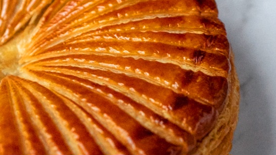 King’s half-moon cake, with frangipane