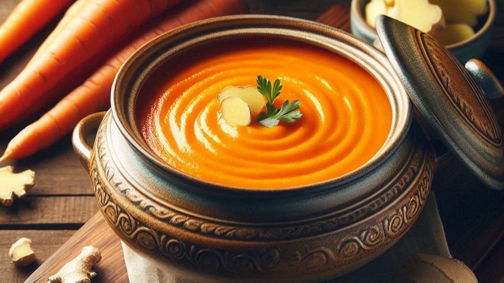 Soupe à la carotte et au gingembre