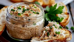 Mackerel rillettes with mustard
