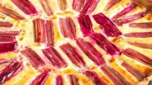 Tarte à la rhubarbe