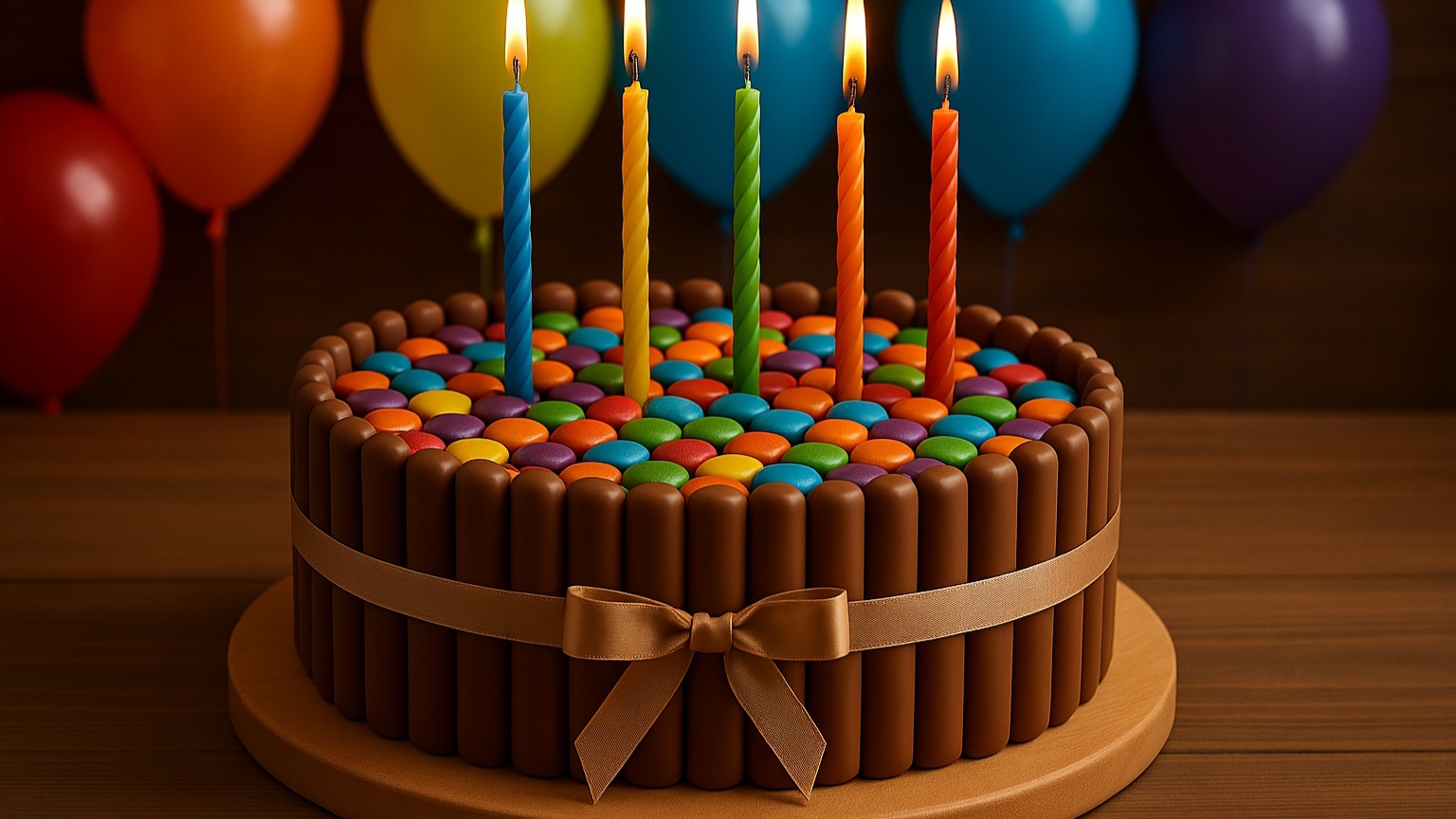 Gâteau d&rsquo;anniversaire chocolat facile